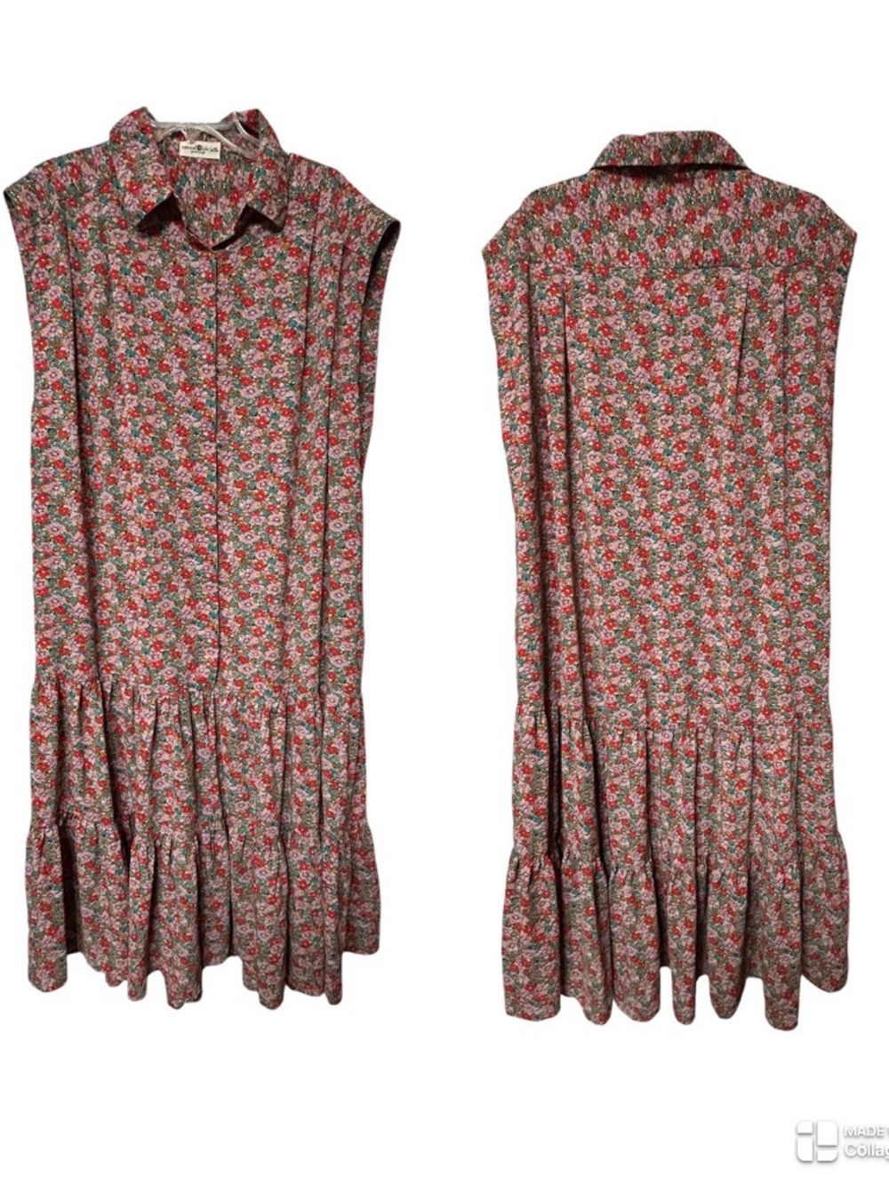 Natural Life NWOT button up floral shirt dress
